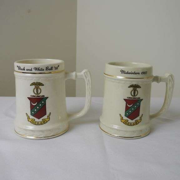 1950's Fraternity Ball Beer Mugs GC5 Auctions