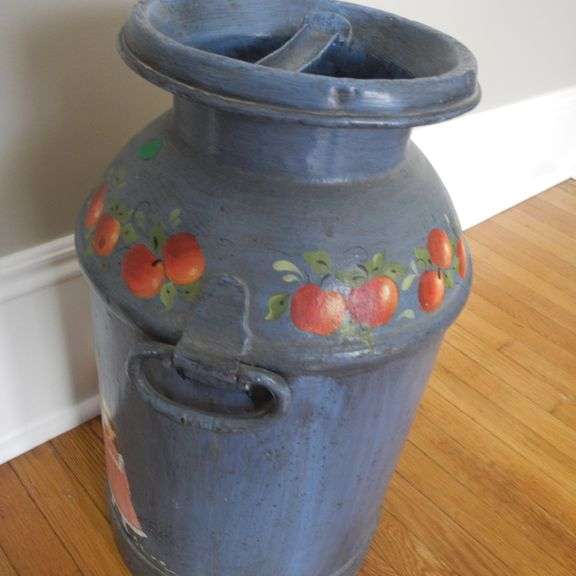 Large Vintage Painted Milk Jug GC5 Auctions