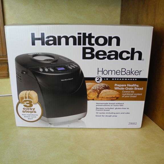 New Hamilton Beach Home Baker Bread Maker in Box GC5 Auctions