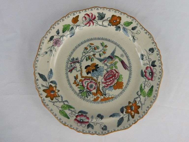 Antique Ashworth Bros. "Hanley" 12.75" Platter England GC5 Auctions