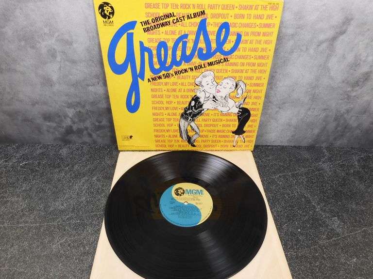 Grease Original Broadway Cast Soundtrack LP GC5 Auctions