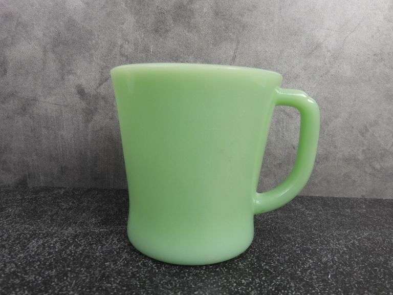Fire King Jadeite "D" Handle Coffee Mug GC5 Auctions