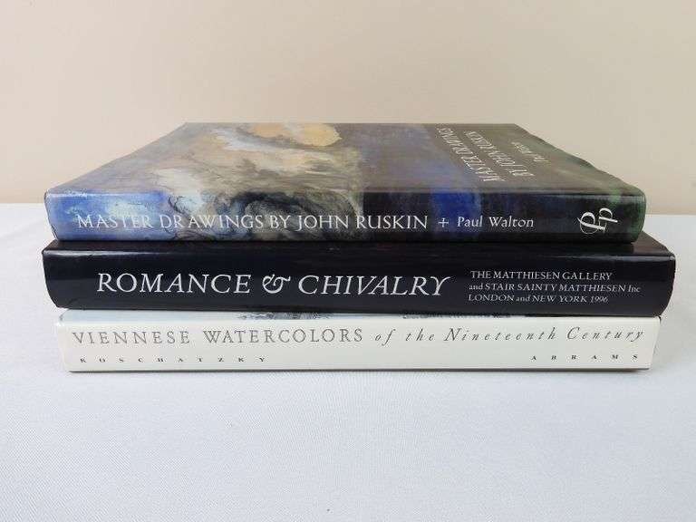 Trio of Beautiful Art Books GC5 Auctions