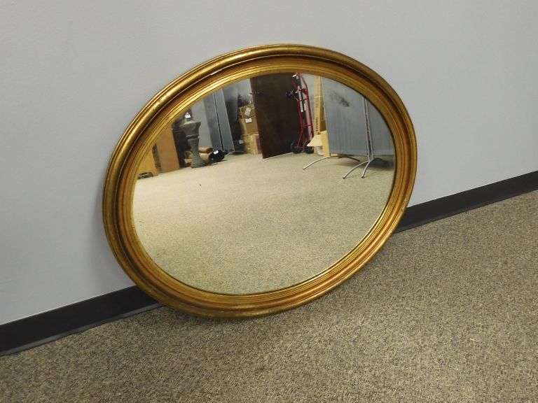 Vintage Oval Mirror GC5 Auctions