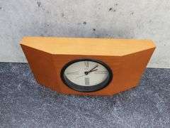 Wood Ziro Desk Clock - Made in England - GC5 Auctions