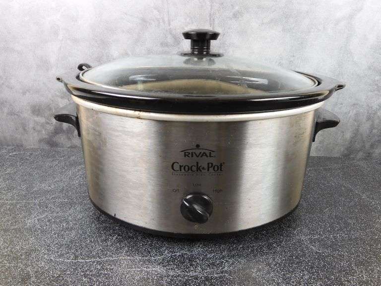 Rival Crock Pot Model 5445 with Liners GC5 Auctions