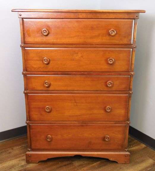 Vintage Maple Chest of Drawers GC5 Auctions