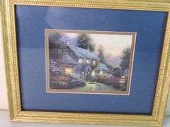 Framed Thomas Kinkade Accent Print with Certificate of Authenticity