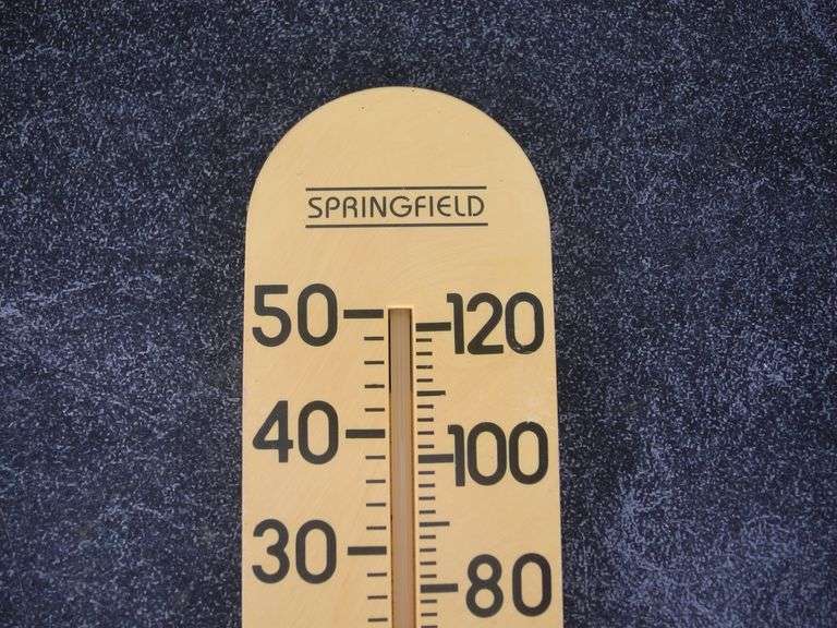 Plastic Springfield Outdoor Thermometer GC5 Auctions