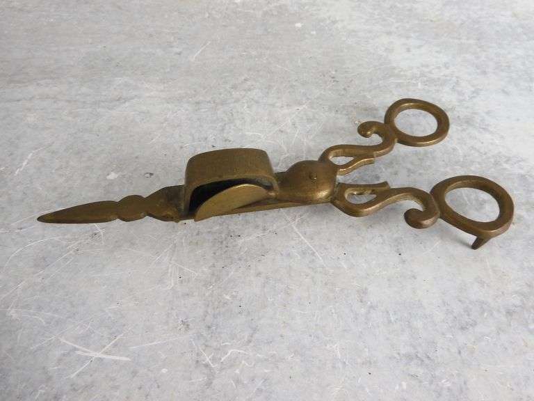 Vintage Brass Candle Snuffer Scissors GC5 Auctions