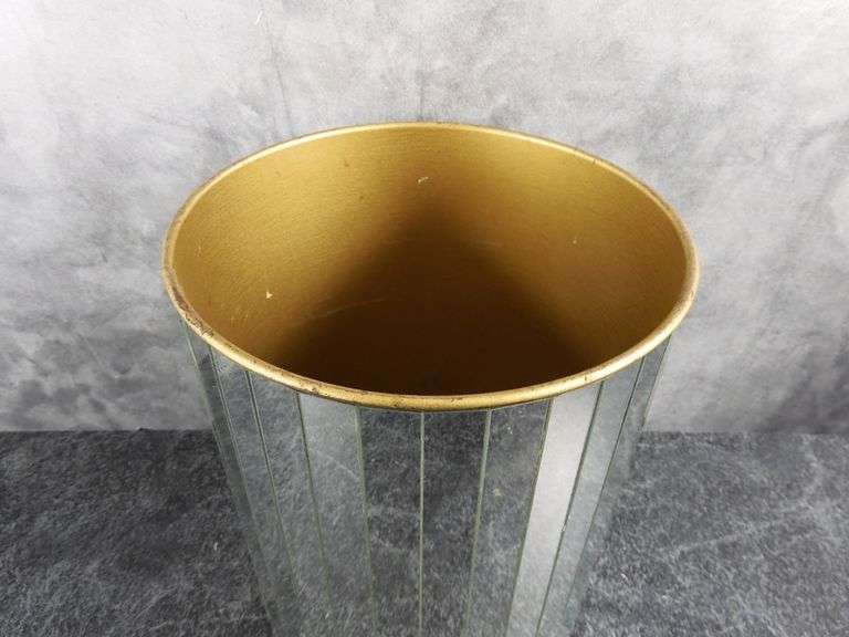 Vintage Ransburg Mirrored Waste Paper Basket GC5 Auctions