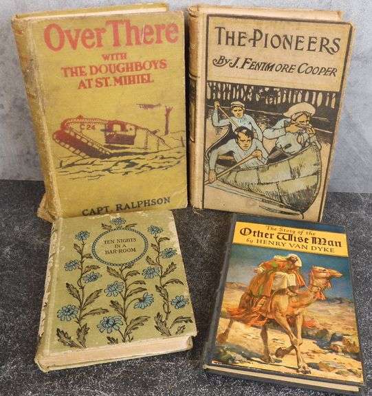 Lot of 4 Antique Books