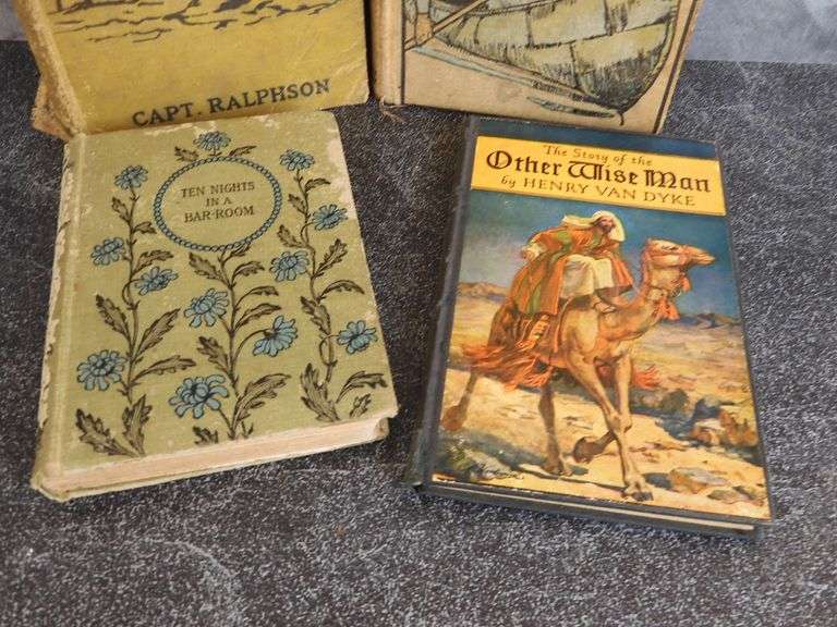 Lot of 4 Antique Books