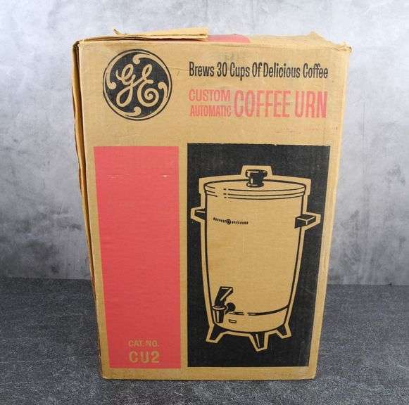 GE Custom Automatic 30 Cup Coffee Urn in Box GC5 Auctions
