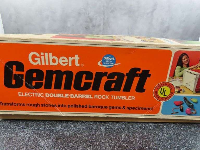Vintage Gilbert Gencraft Double Barrel Rock Tumbler in Box GC5 Auctions