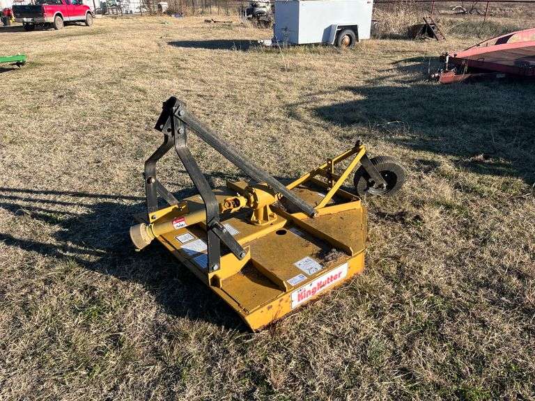 4' King Kutter Brush Hog Great Plains Auction