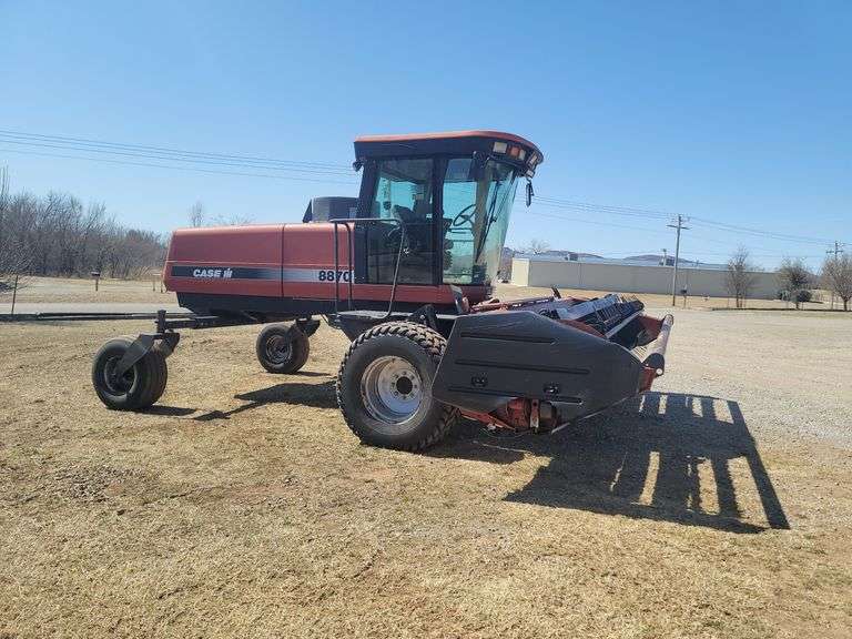 Case 8870 Self Propelled Swather Great Plains Auction