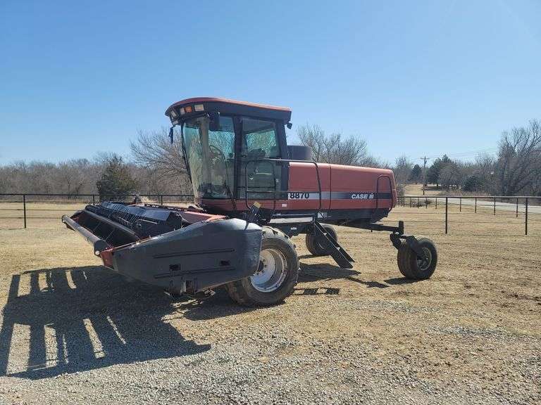 Case 8870 Self Propelled Swather Great Plains Auction