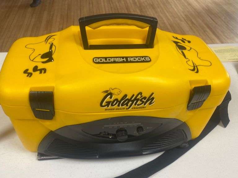 Goldfish Radio And Cooler Gregg Auctions