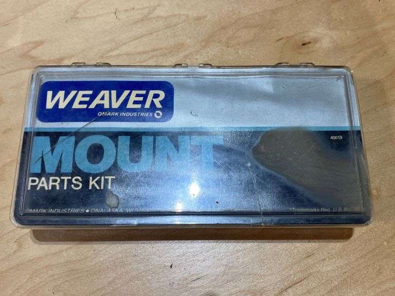 Weaver Mount Parts Kit Gregg Auctions