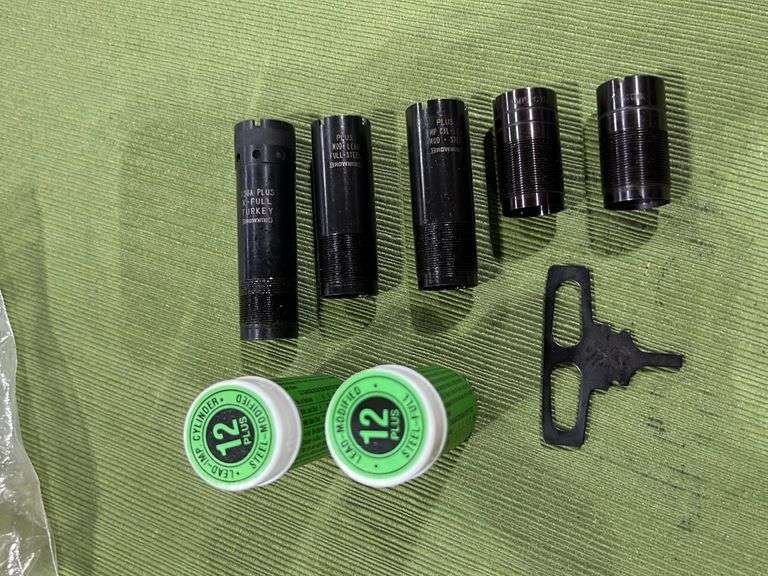 Browning Choke Tube Set 12 Gauge With Browning Wrench Gregg Auctions