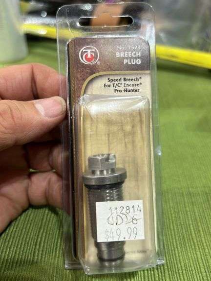 Thompson Center Arms Speed Breech Plug For Encore PROHunter Muzzleloader - Stainless Steel #0030R