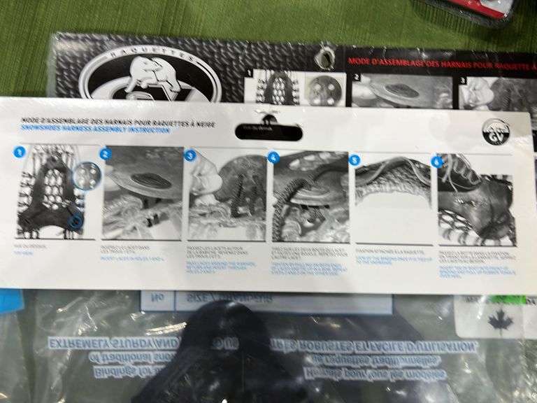 GV Rubber Snowshoe Bindings (NEW ) Gregg Auctions