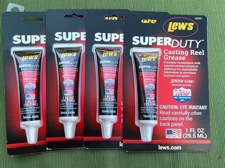 Lewi’s Super Duty Reel Grease Gregg Auctions