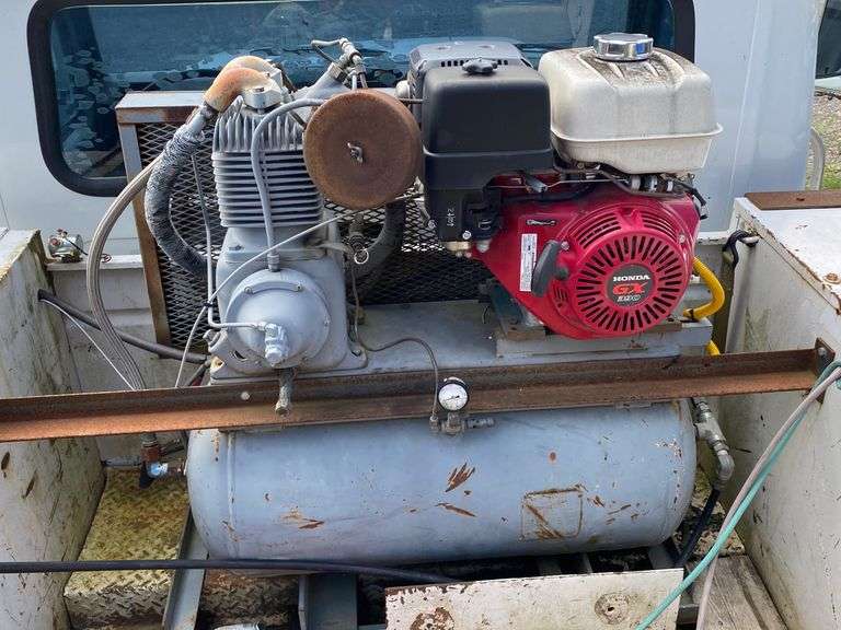Honda powered air compressor Gregg Auctions