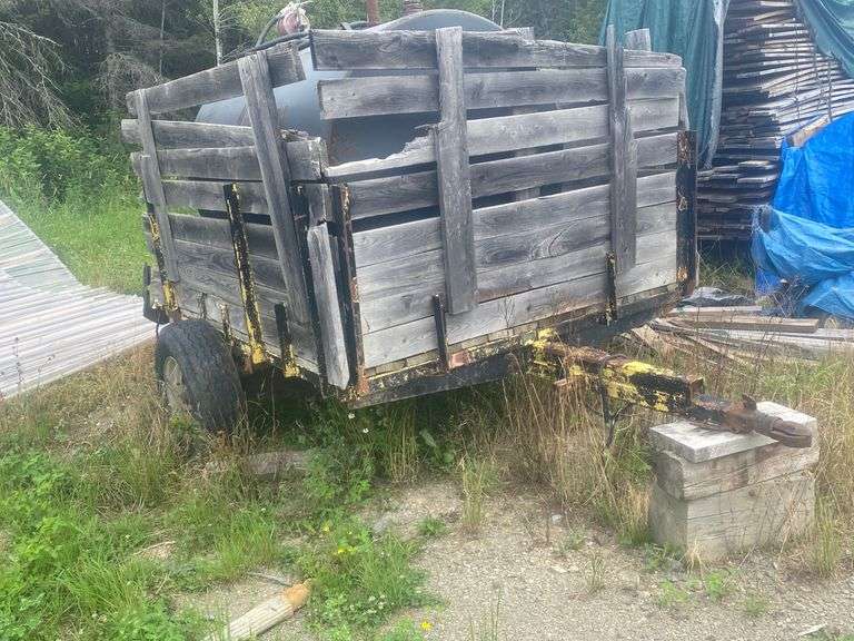 Single axle trailer Gregg Auctions