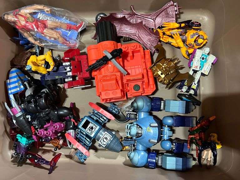 Vintage Toy Lot Dinosaurs , Transformers & Alien Gregg Auctions