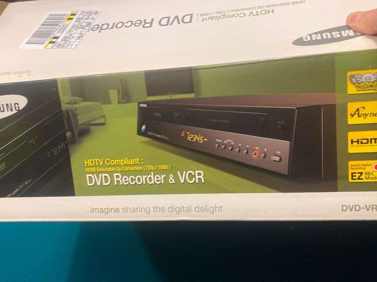 Samsung DVD recorder and VCR Gregg Auctions