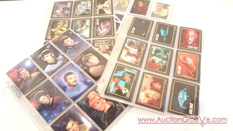 Four sets of Star Trek trading cards. 1993 Paramount Pictures Skybox ...
