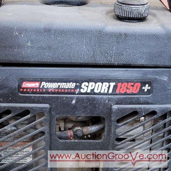 Coleman Powermate portable generator sport 1850 Plus. neutral floating