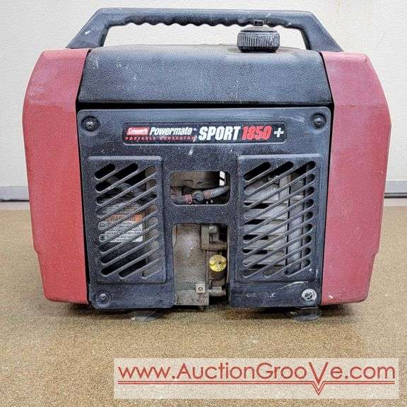 Coleman Powermate portable generator sport 1850 Plus. neutral floating