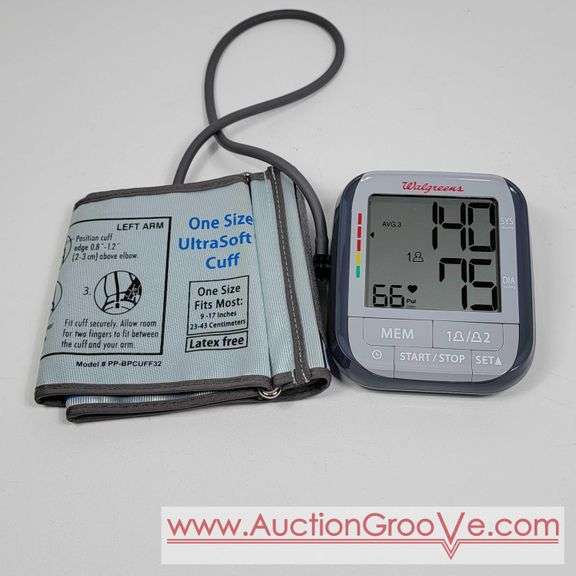 Walgreens Deluxe Arm Blood Pressure Monitor. WGNBPA A230