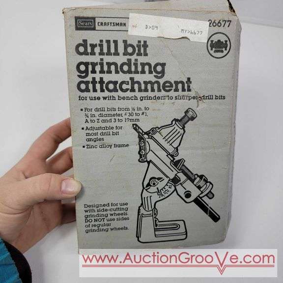 Craftsman Drill Bit Grinding Attachment Z 96677. G