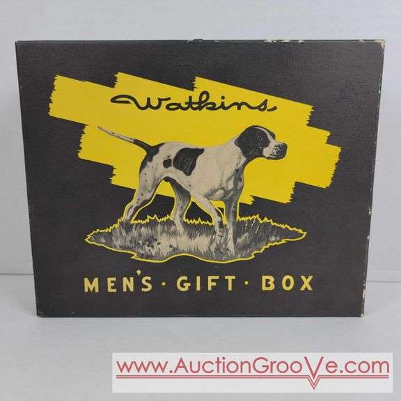 Watkins Men's Gift Box. JR Watkins Company Winona MN. A2