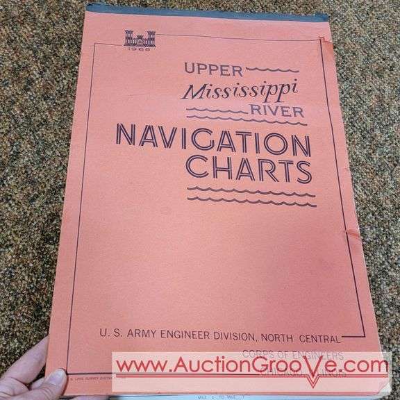 1968 Upper Mississippi River Navigation Charts U S Army Engineer 