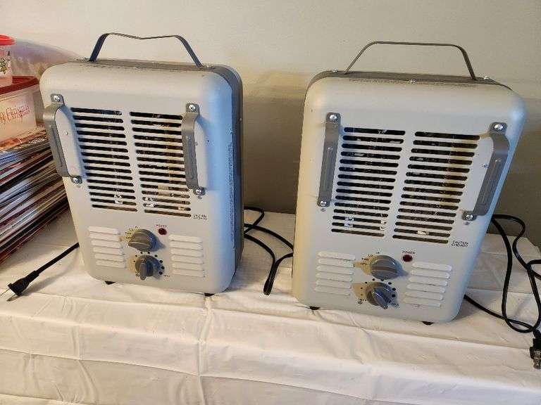 2 Electric Heaters w/ Fans Haney Auction Company