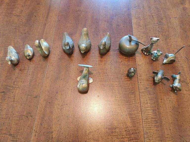 Brass FIgurines Haney Auction Company