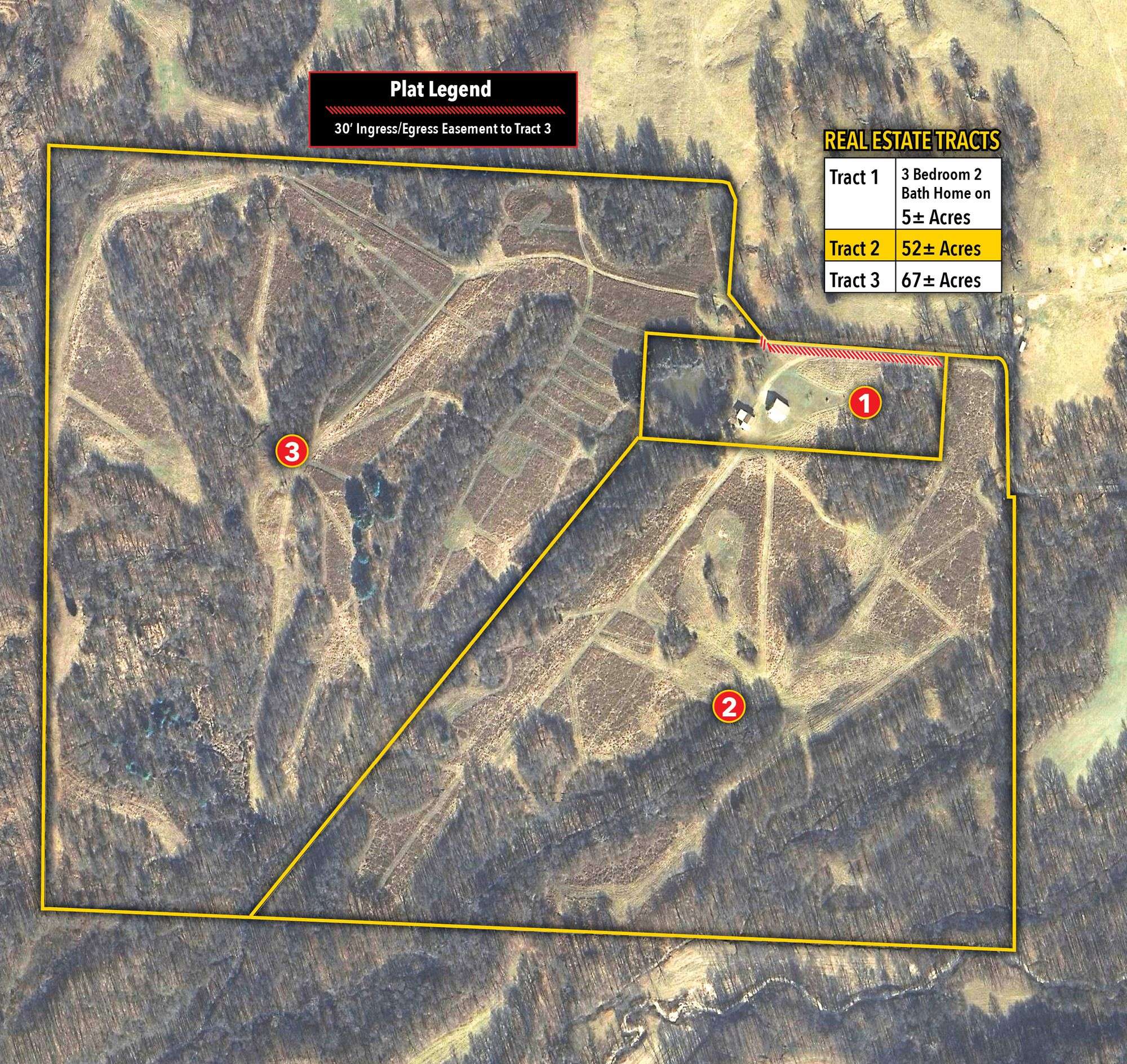 3 BEDROOM HOME ON 126 ACRES IN TRACTS IN WATER VALLEY KY Harris Real Estate & Auction