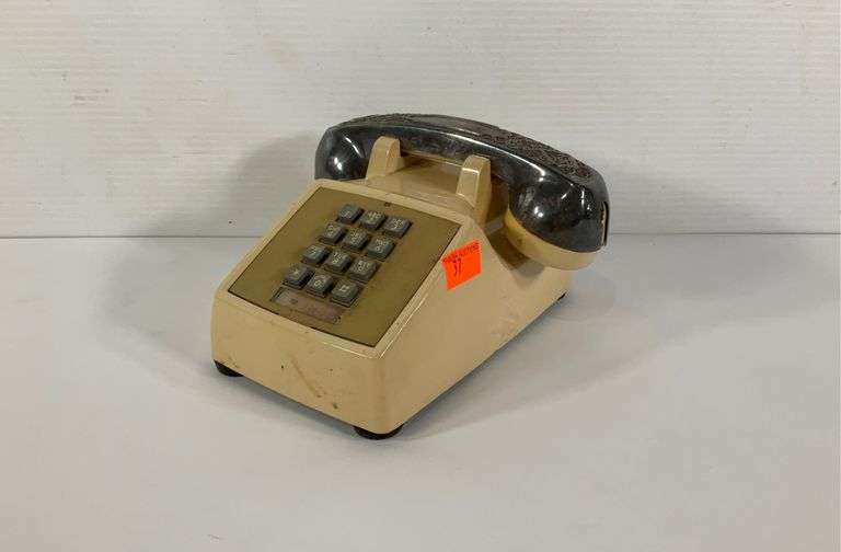 Western Electric Bell System telephone, receiver covered with Gorham