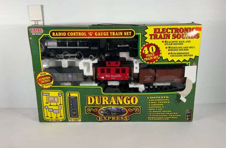 Durango Express radio control G gauge train set Hash Auctions