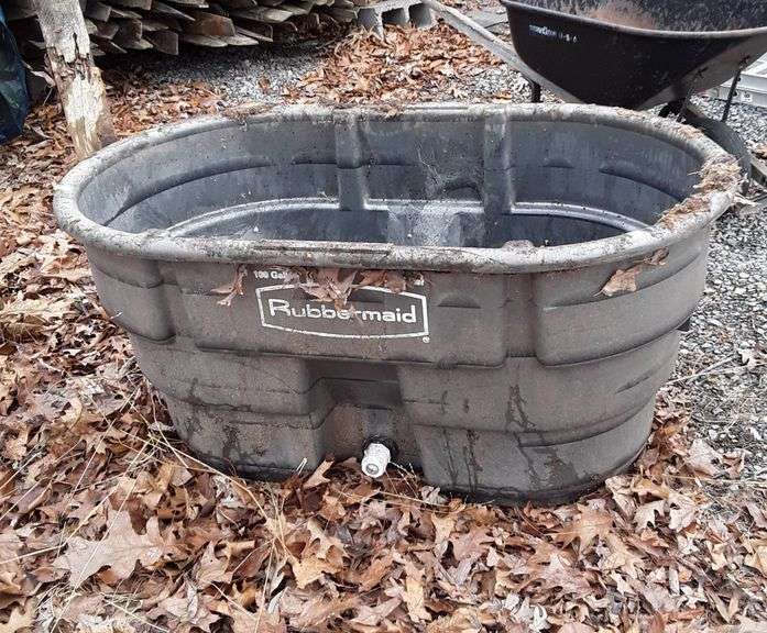 Rubbermaid 100 gallon Water Trough Hash Auctions