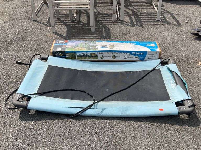 Quick clamp canopy tilt mount picnic table top canopy, and sky curve swing with fabric wear as