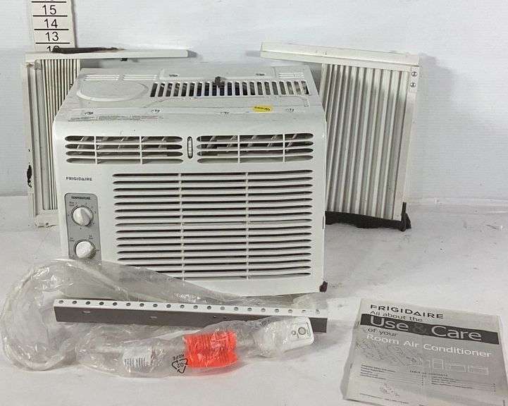 Frigidaire window air conditioner with extension panels, 5000 btu
