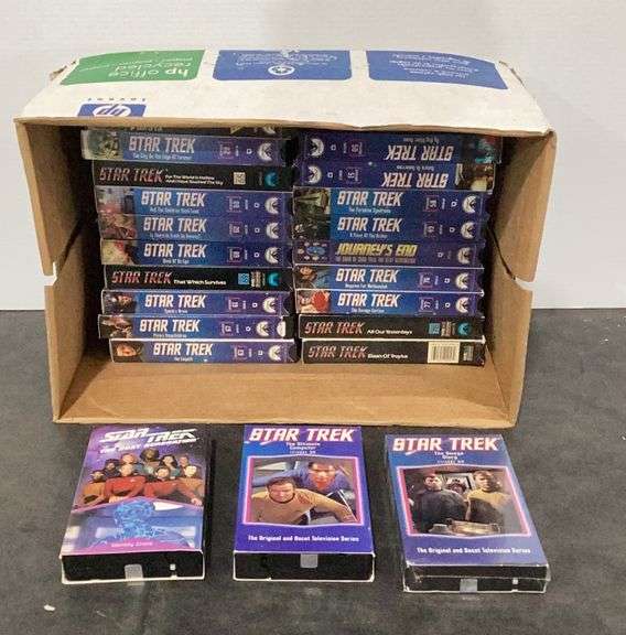 Star Trek VHS Tapes, includes Original Series, The Next Generation