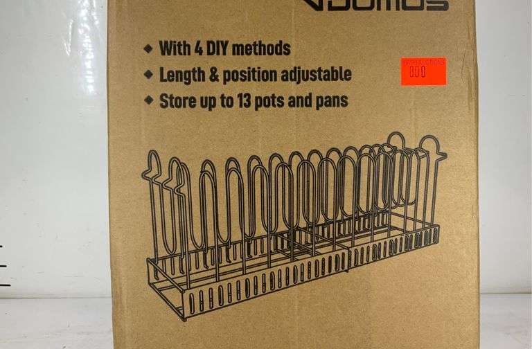 Vdomus Extensible Pot Rack Organizer Hash Auctions