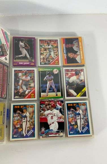 Binder of Sports cards mostly baseball. Don Mattingly,inserts, Albert Pujols ,Barry Bonds and more